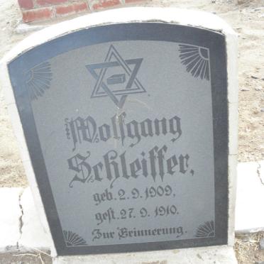 SCHLEIFFER Wolfgang 1909-1910