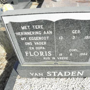 STADEN Floris, van 1913-1986