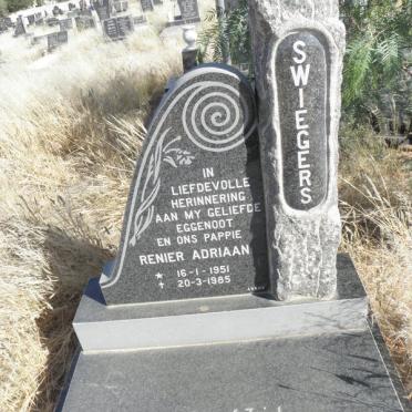 SWIEGERS Renier Adriaan 1951-1985