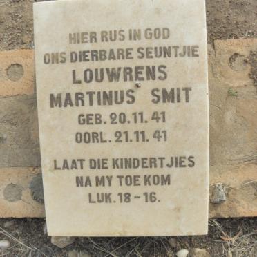 SMIT Louwrens Martinus 1941-1941