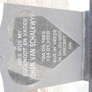 SCHALKWYK Johan, van 1969-2000