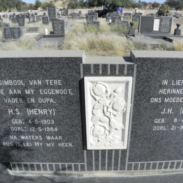 STRÖH H.S. 1903-1984 &amp; J.H. 1908-1994 :: BRITS Adriaan Jacobus 1922-2003 