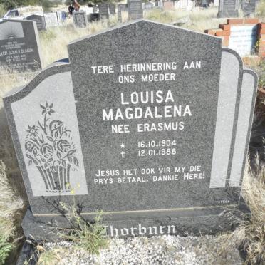 THORBURN Louisa Magdalena nee ERASMUS 1904-1988