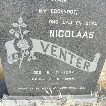 VENTER Nicolaas 1907-1969
