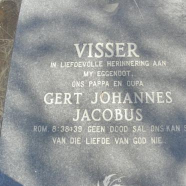 VISSER Gert Johannes Jacobus ?-?