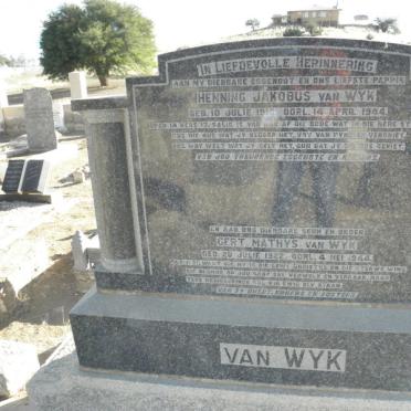WYK Henning Jakobus, van 1910-1944 :: VAN WYK Gert Mathys 1922-1944