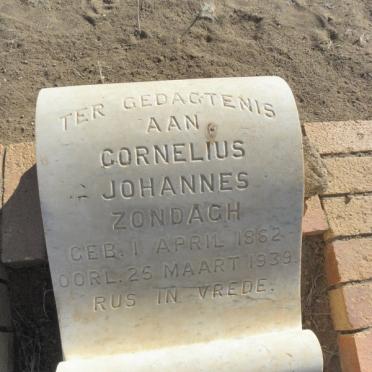 ZONDAGH Cornelius Johannes 1862-1939