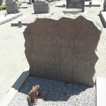 ANDERS Kurt 1902-1979 &amp; Gertrude 1908-1984