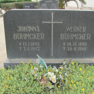 BOHMCKER Werner 1888-1960 &amp; Johanna 1895-1957
