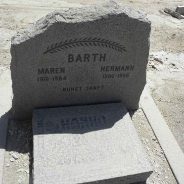 BARTH Hermann 1906-1966 &amp; Maren 1916-1984 :: BARTH Hanko 1948-1949