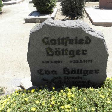 BÖTTGER Gottfried 1901-1977 &amp; Eva STRAUBE 1904-1986