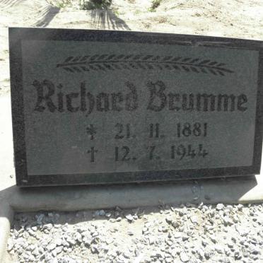 BRUMME Richard 1881-1944