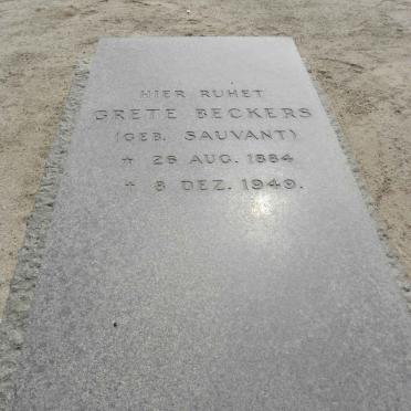 BECKERS Peter 1876-1946 &amp; Grete SAUVANT 1884-1949