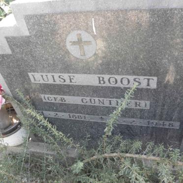 BOOST Franz 1876-1952 &amp;  Luise GÜNTHER 1881-1948