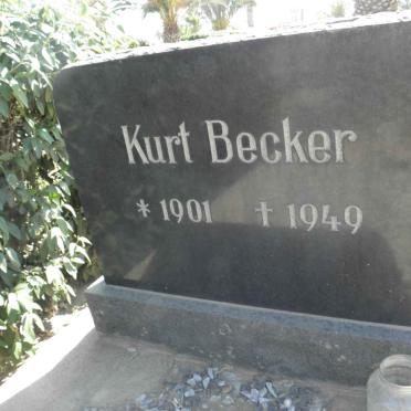 BECKER Kurt 1901-1949