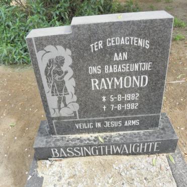 BASSINGTHWAIGHTE Raymond 1982-1982