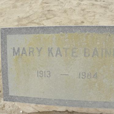 BAINES Mary Kate 1913-1984