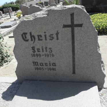 CHRIST Fritz 1899-1976 &amp; Maria 1905-1991