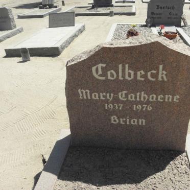 COLBECK Mary-Cathaene 1937-1976
