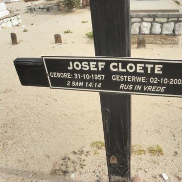 CLOETE Josef 1957-2005
