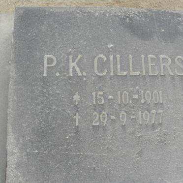 CILLIERS P.K. 1901-1977