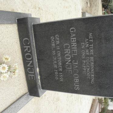 CRONJE Gabriel Jacobus 1891-1966