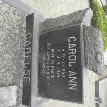CARELSE Carol-Ann 1959-1976