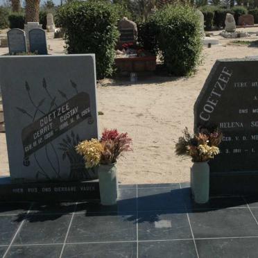 COETZEE Gerrit Gustav 1906-1966 &amp; Helena Sophia V.D.MERWE 1911-1957