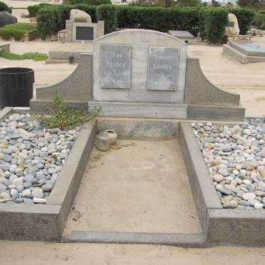 CORDES Max 1875-1943 &amp; Fanny 1880-1971