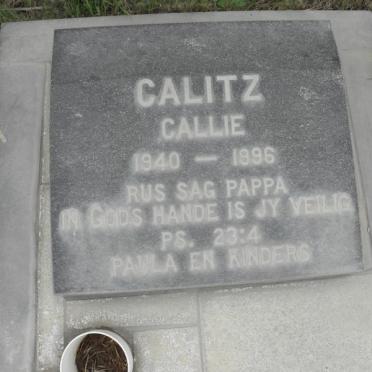 CALITZ Callie 1940-1996