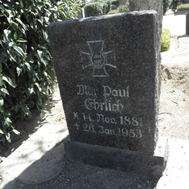 EHRLICH Max Paul 1881-1953