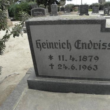 ENDRISS Heinrich 1879-1963