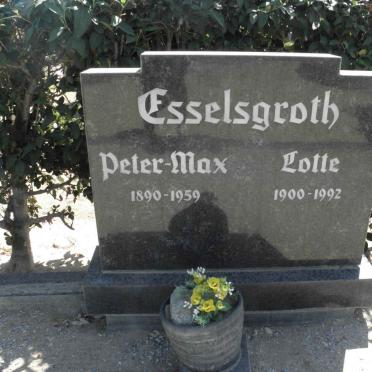 ESSELSGROTH Peter-Max 1890-1959 &amp; Lotte 1900-1992