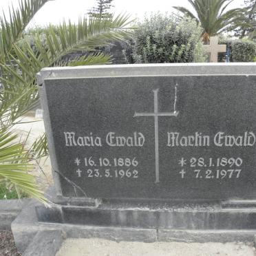 EWALD Martin 1890-1977 &amp; Maria 1886-1962