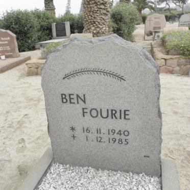 FOURIE Ben 1940-1985