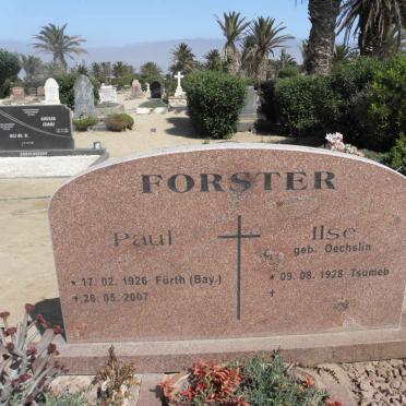 FORSTER Paul 1926-2007 &amp; Ilse OECHSLIN 1928
