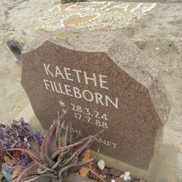 FILLEBORN Kaethe 1924-1988