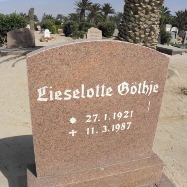 GÖTHJE Lieselotte 1921-1987