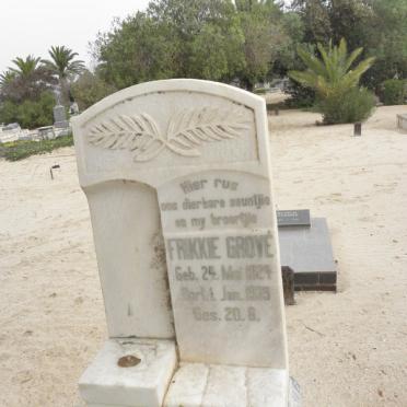 GROVE Frikkie 1924-1939