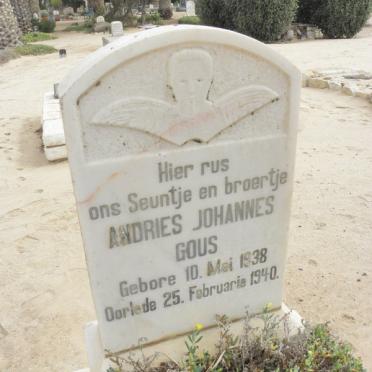 GOUWS Andries Johannes 1938-1940