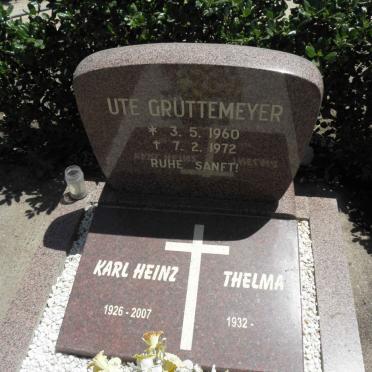 GRÜTTEMEYER Karl Heinz 1926-2007 &amp; Thelma 1932- :: GRÜTTEMEYER Ute 1960-1972
