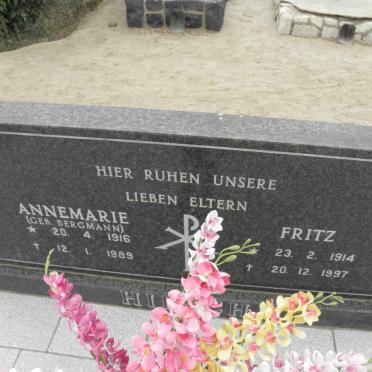 HIRSCH Fritz 1914-1997 &amp; Annemarie BERGMANN 1916-1989