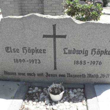 HÖPKER Ludwig 1885-1976 &amp; Else 1899-1973