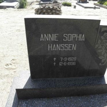 HANSSEN Michael Henry 1923-1983 &amp; Annie Sophia 1928-1996