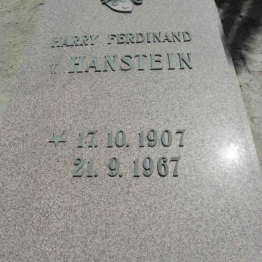 HANSTEIN Harry Ferdinand, v. 1907-1967 &amp; Elisabeth 1910-1997