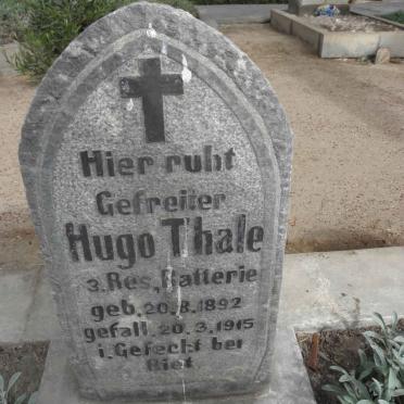 HUGO Thale 1892-1915