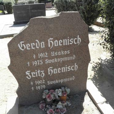 HAENISCH Fritz 1902-1979 &amp; Gerda 1912-1975