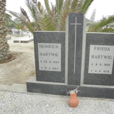 HARTWIG Heinrich 1883-1947 &amp; Frieda 1890-1978