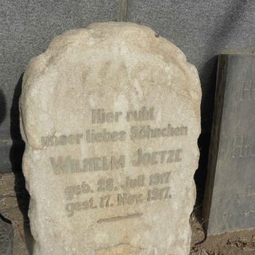 JOETZE Wilhelm 1917-1917