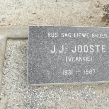 JOOSTE J.J. 1931-1987